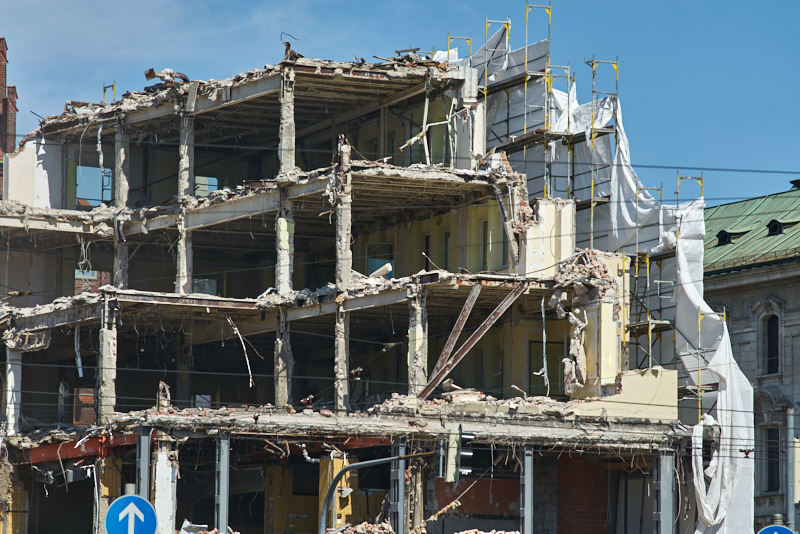 06.07.2019 - Der Abriss des Hotel Königshof