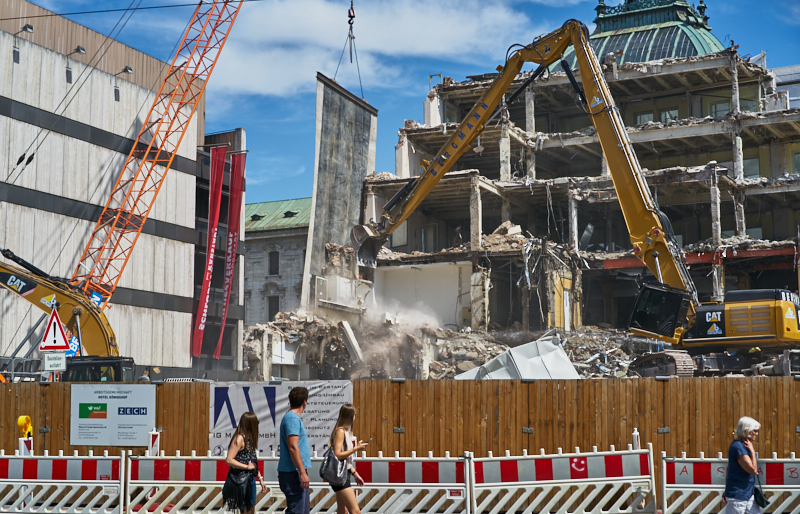 06.07.2019 - Der Abriss des Hotel Königshof