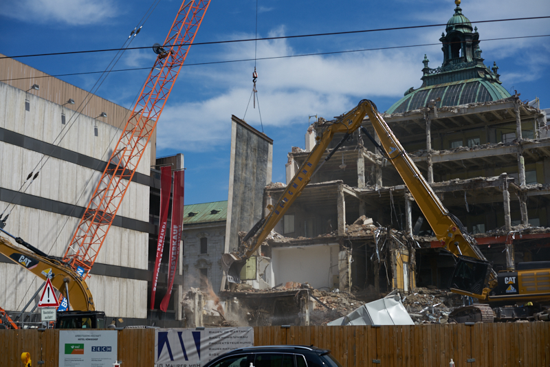 06.07.2019 - Der Abriss des Hotel Königshof