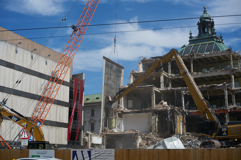06.07.2019 - Der Abriss des Hotel Königshof