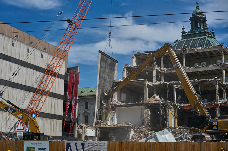 06.07.2019 - Der Abriss des Hotel Königshof