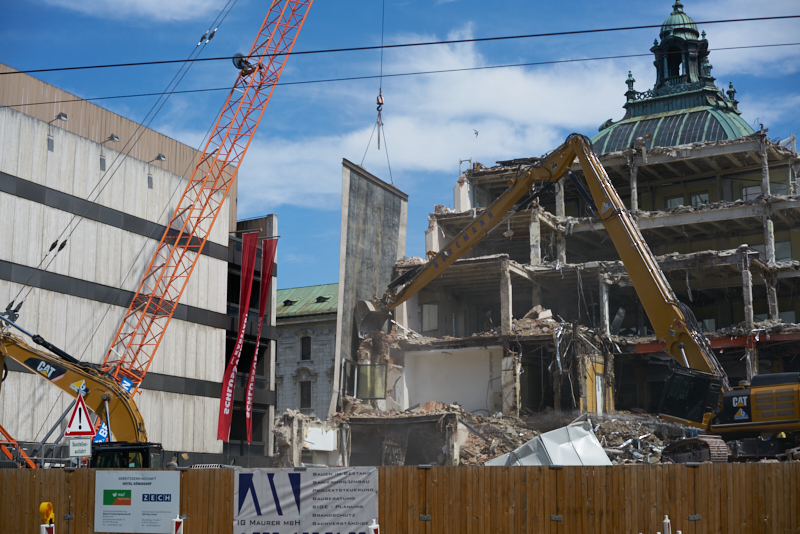 06.07.2019 - Der Abriss des Hotel Königshof