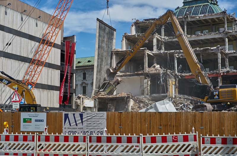 06.07.2019 - Der Abriss des Hotel Königshof