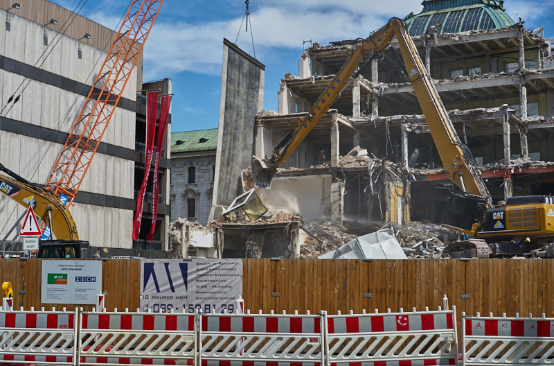 06.07.2019 - Der Abriss des Hotel Königshof