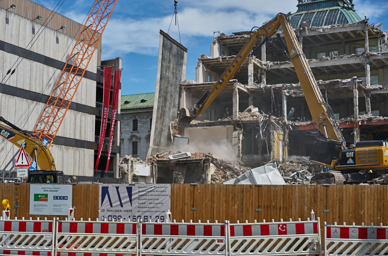 06.07.2019 - Der Abriss des Hotel Königshof