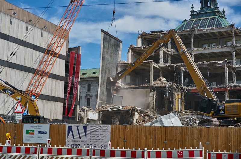 06.07.2019 - Der Abriss des Hotel Königshof
