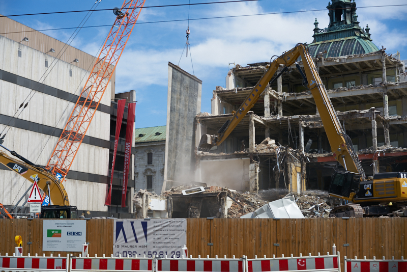 06.07.2019 - Der Abriss des Hotel Königshof