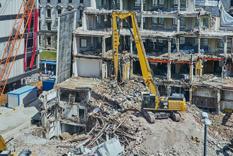 06.07.2019 - Der Abriss des Hotel Königshof