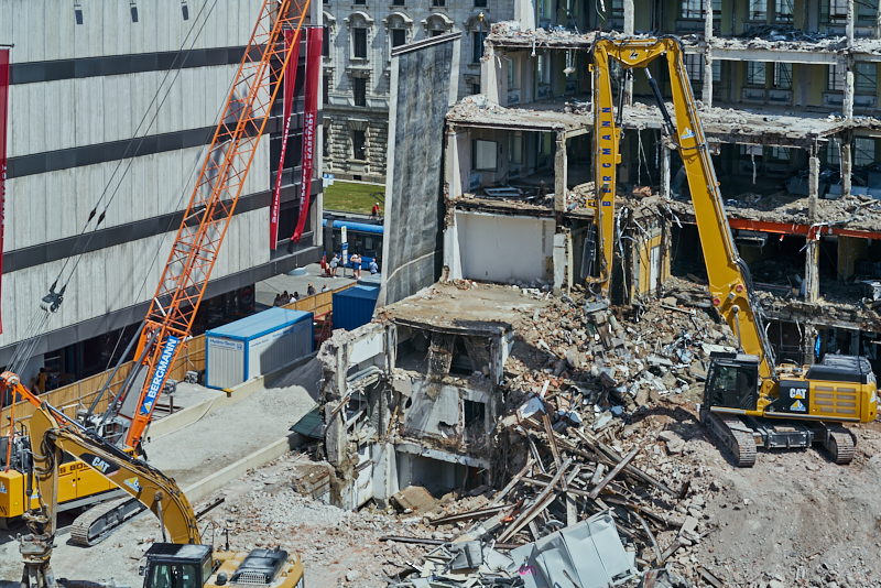 06.07.2019 - Der Abriss des Hotel Königshof