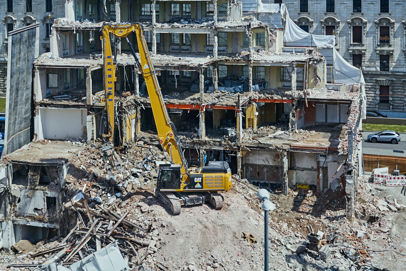 06.07.2019 - Der Abriss des Hotel Königshof