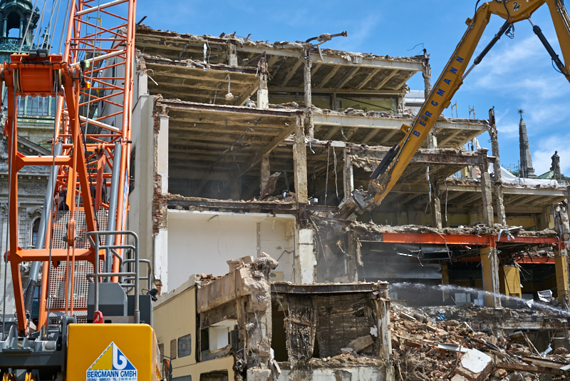 06.07.2019 - Der Abriss des Hotel Königshof