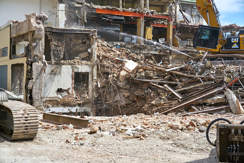 06.07.2019 - Der Abriss des Hotel Königshof