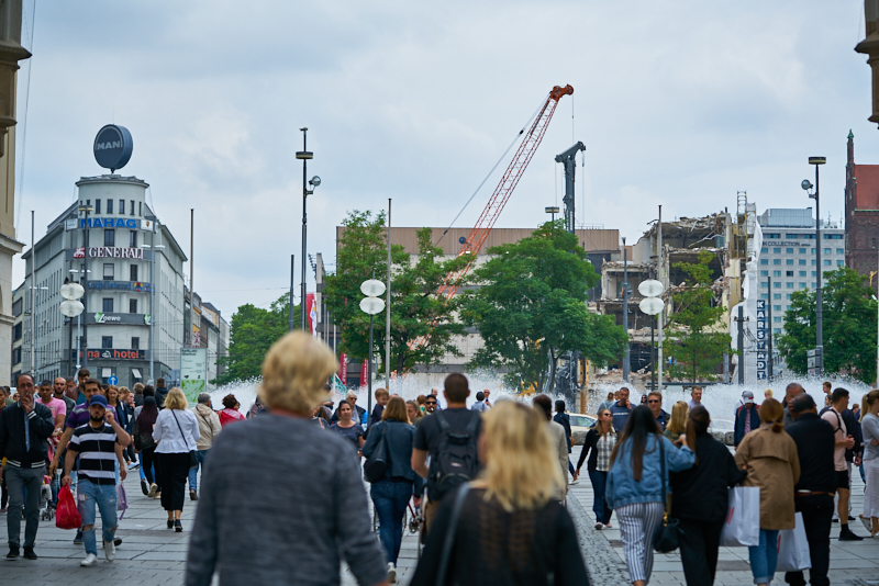 08.07.2019 - Neue Woche beim Abriss des Königshof München