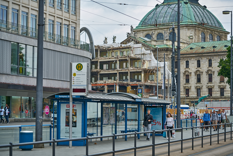 08.07.2019 - Neue Woche beim Abriss des Königshof München