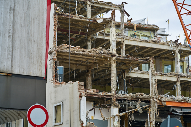 08.07.2019 - Neue Woche beim Abriss des Königshof München