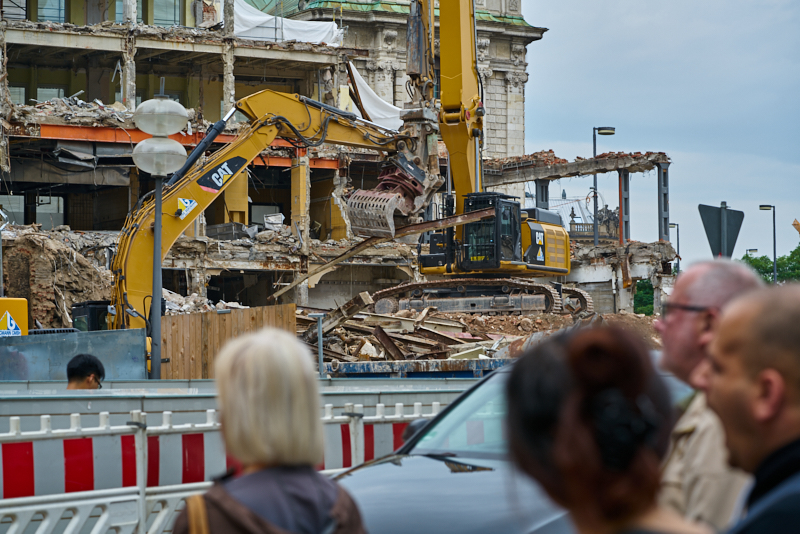 08.07.2019 - Neue Woche beim Abriss des Königshof München