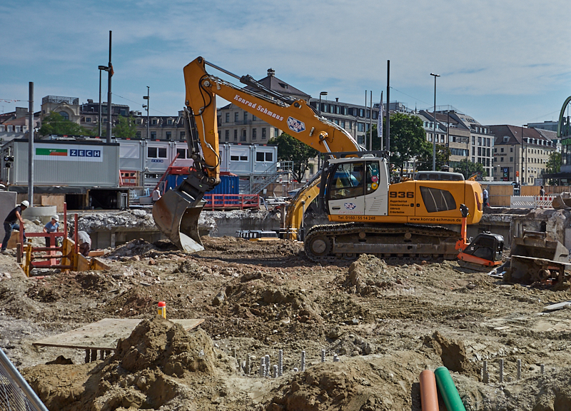28.08.2019 - Hotel Köbigshof in München. Die Baustelle