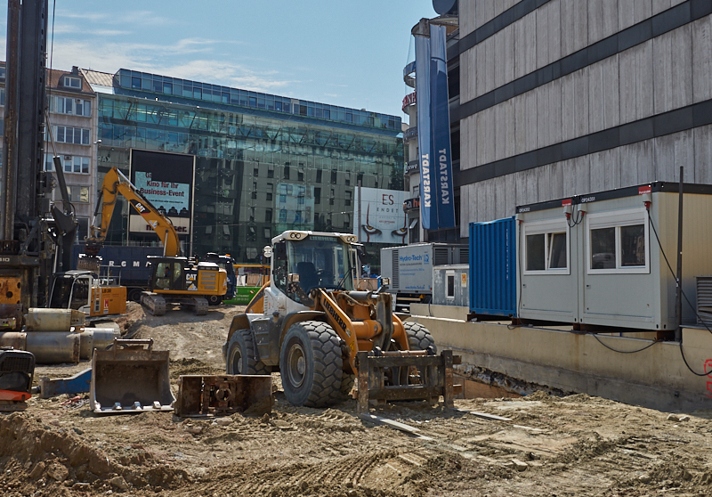 28.08.2019 - Hotel Köbigshof in München. Die Baustelle