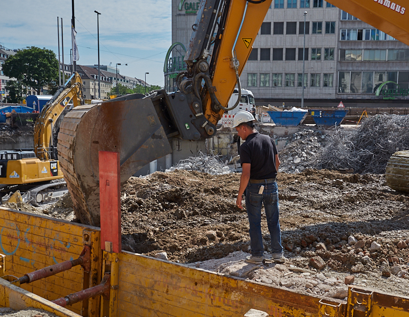 28.08.2019 - Hotel Köbigshof in München. Die Baustelle