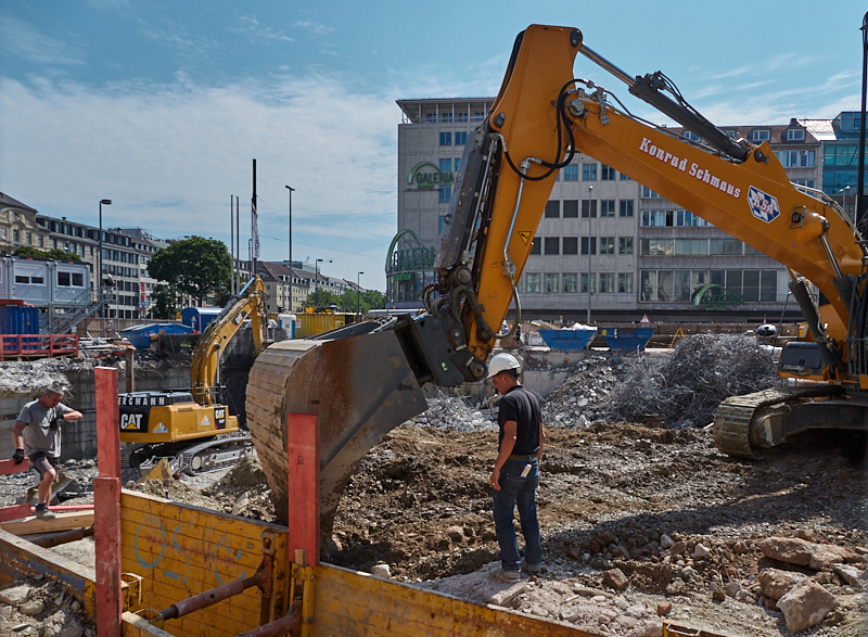28.08.2019 - Hotel Köbigshof in München. Die Baustelle