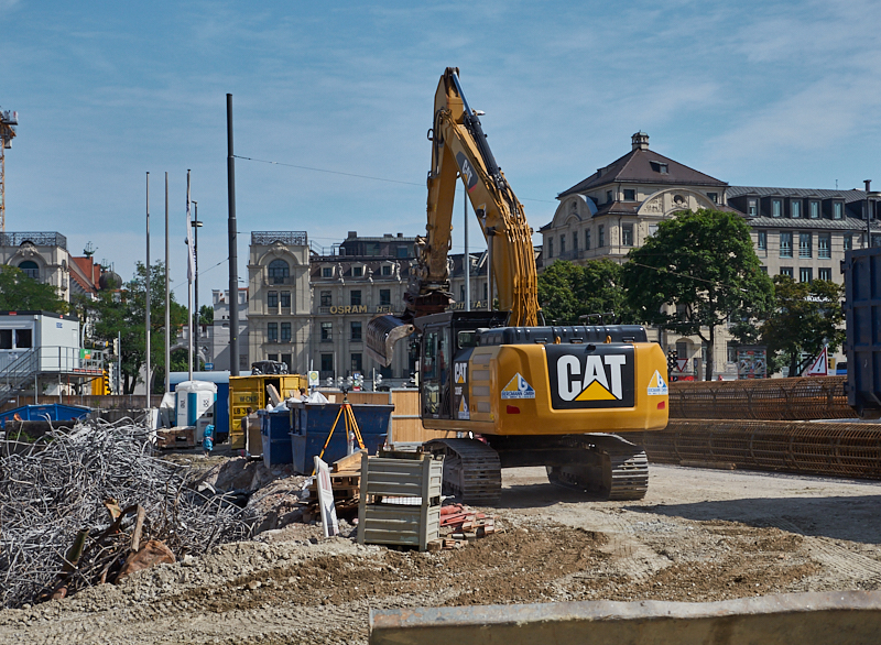 28.08.2019 - Hotel Köbigshof in München. Die Baustelle
