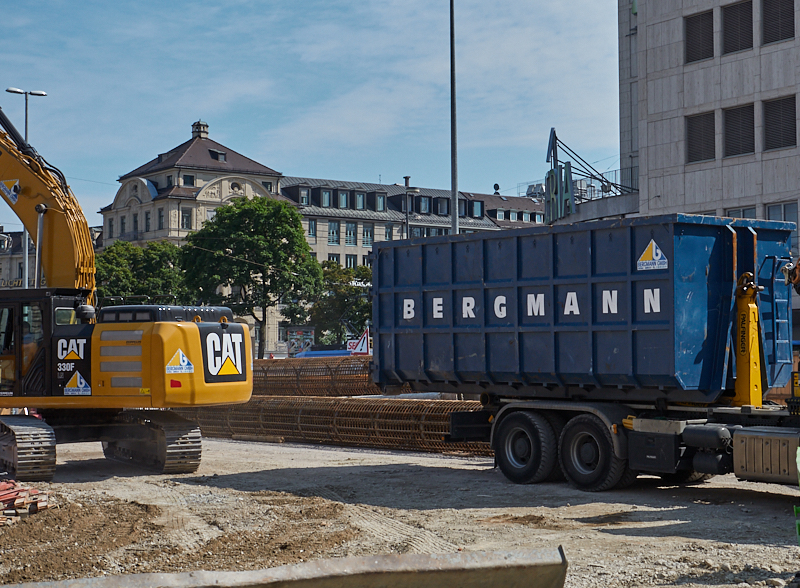 28.08.2019 - Hotel Köbigshof in München. Die Baustelle