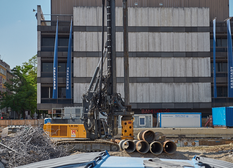 28.08.2019 - Hotel Köbigshof in München. Die Baustelle