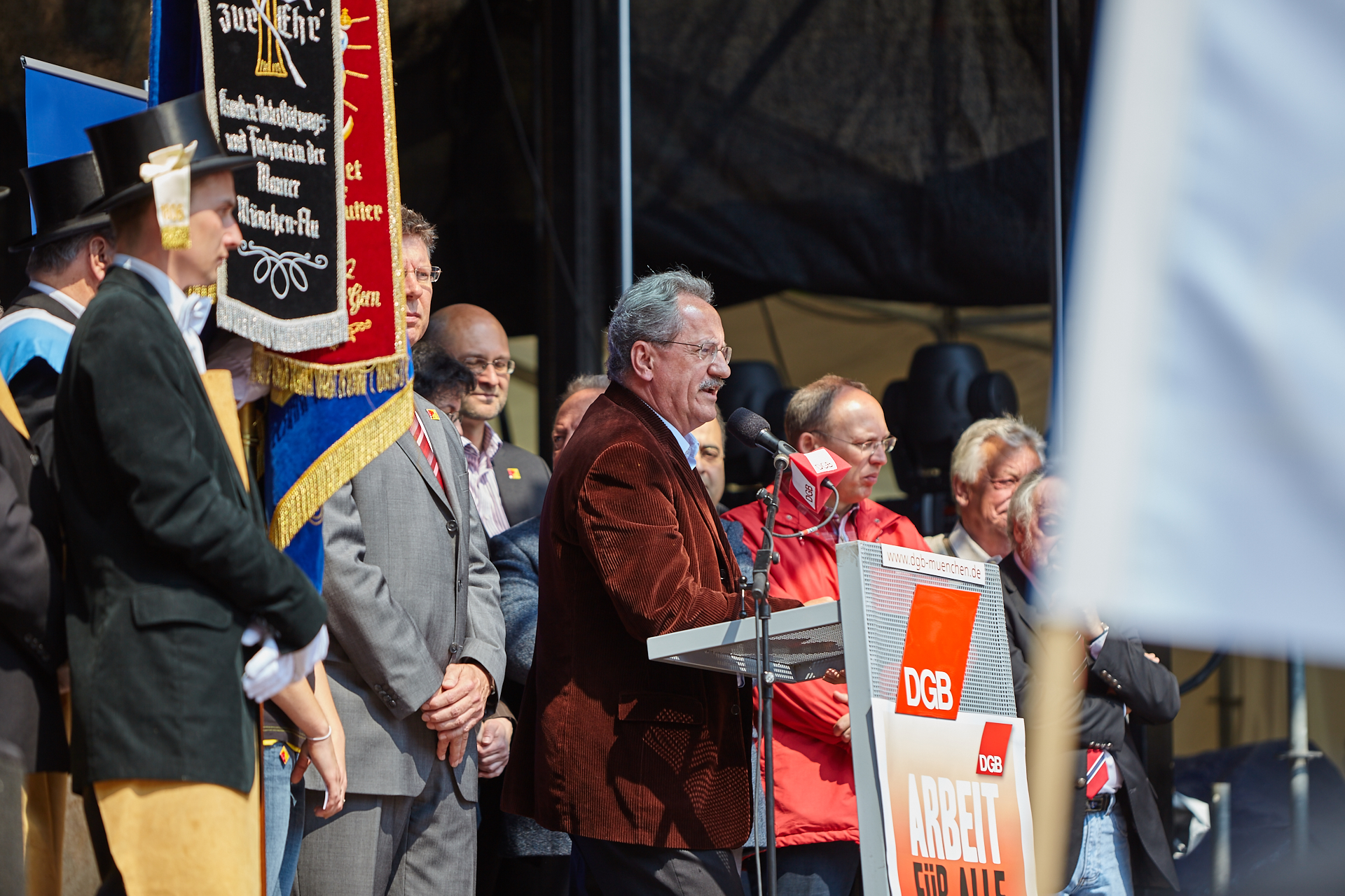 1. Mai 2009 - Kundgebung auf dem Marienplatz