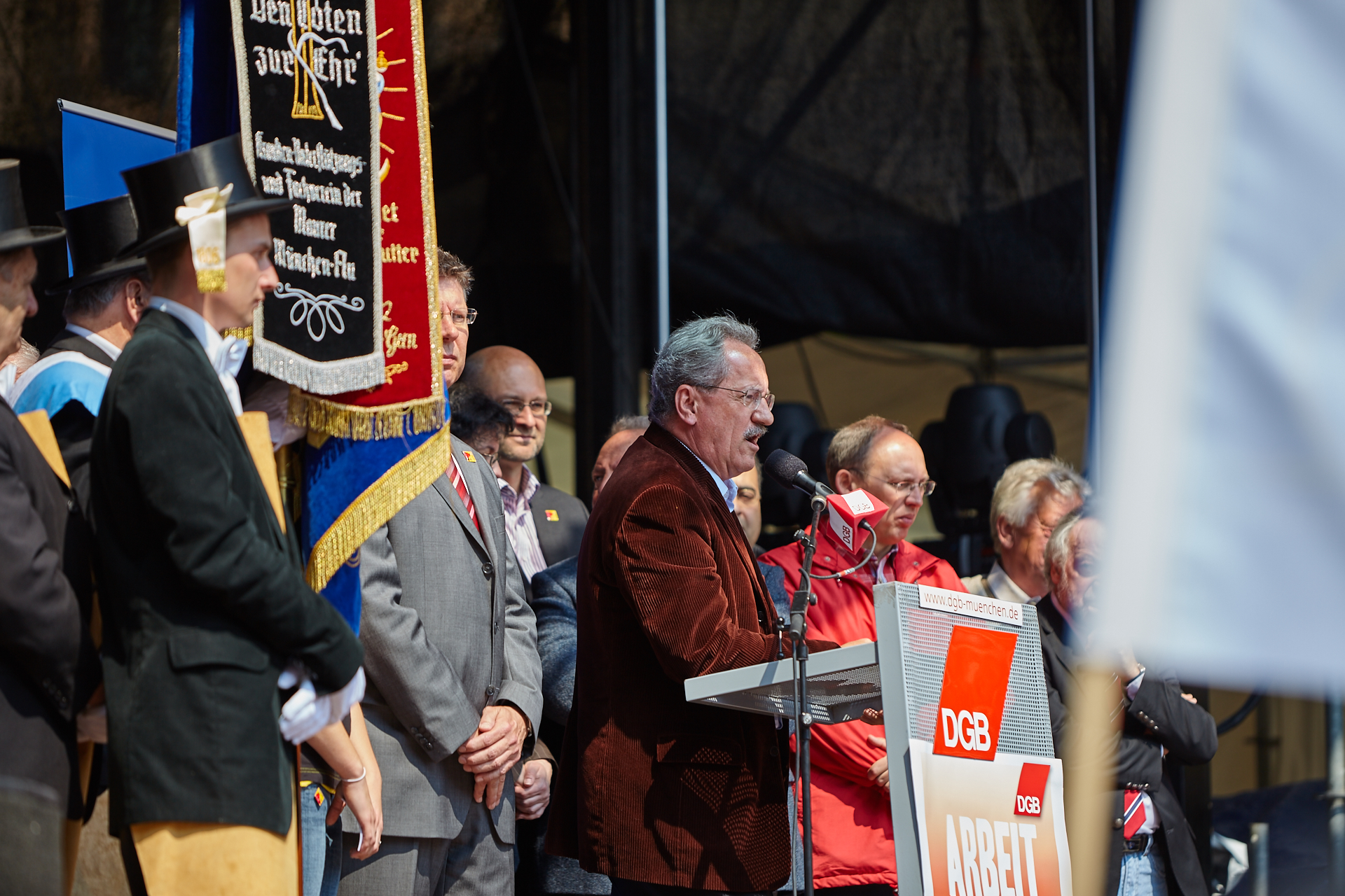 1. Mai 2009 - Kundgebung auf dem Marienplatz