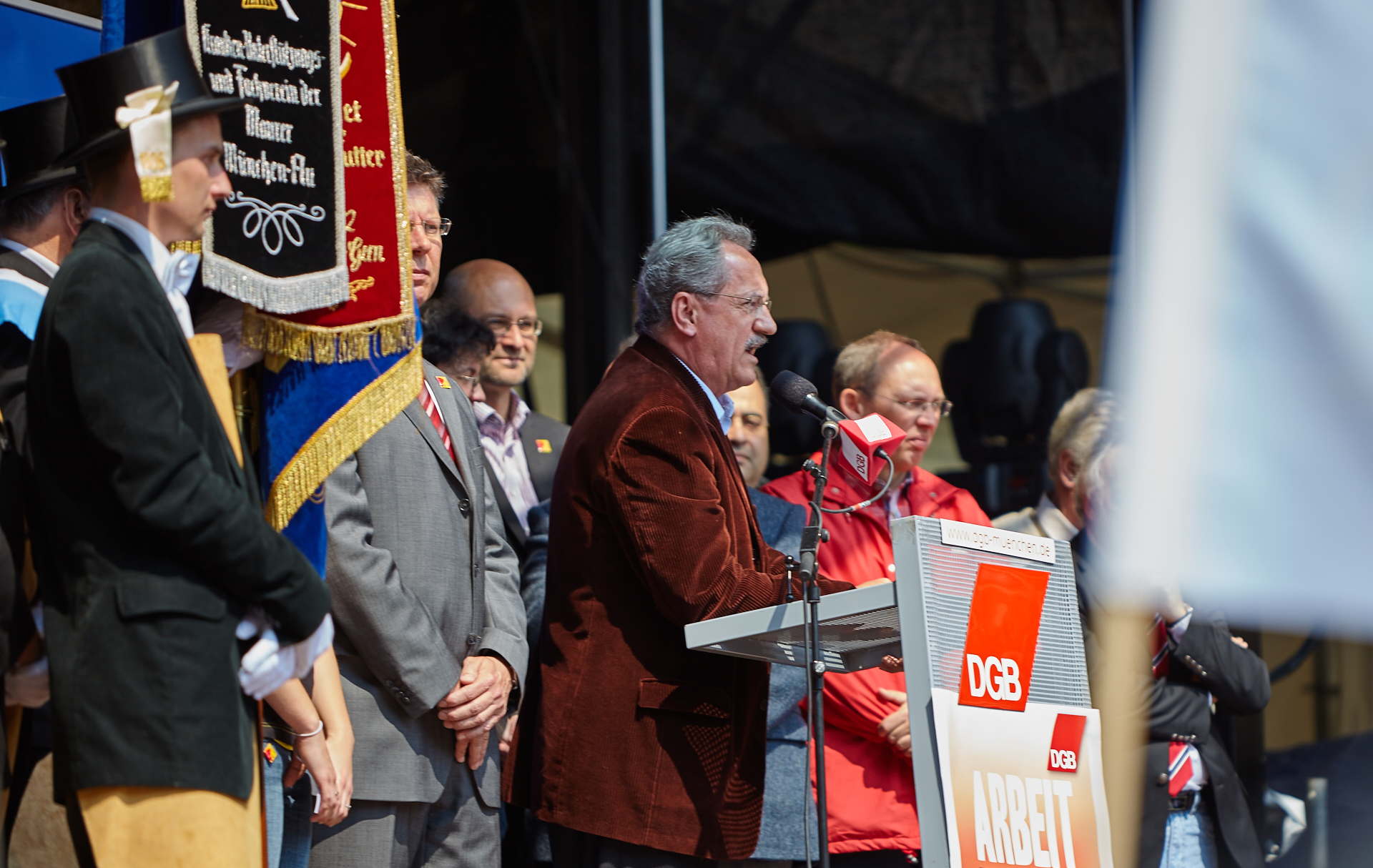 1. Mai 2009 - Kundgebung auf dem Marienplatz