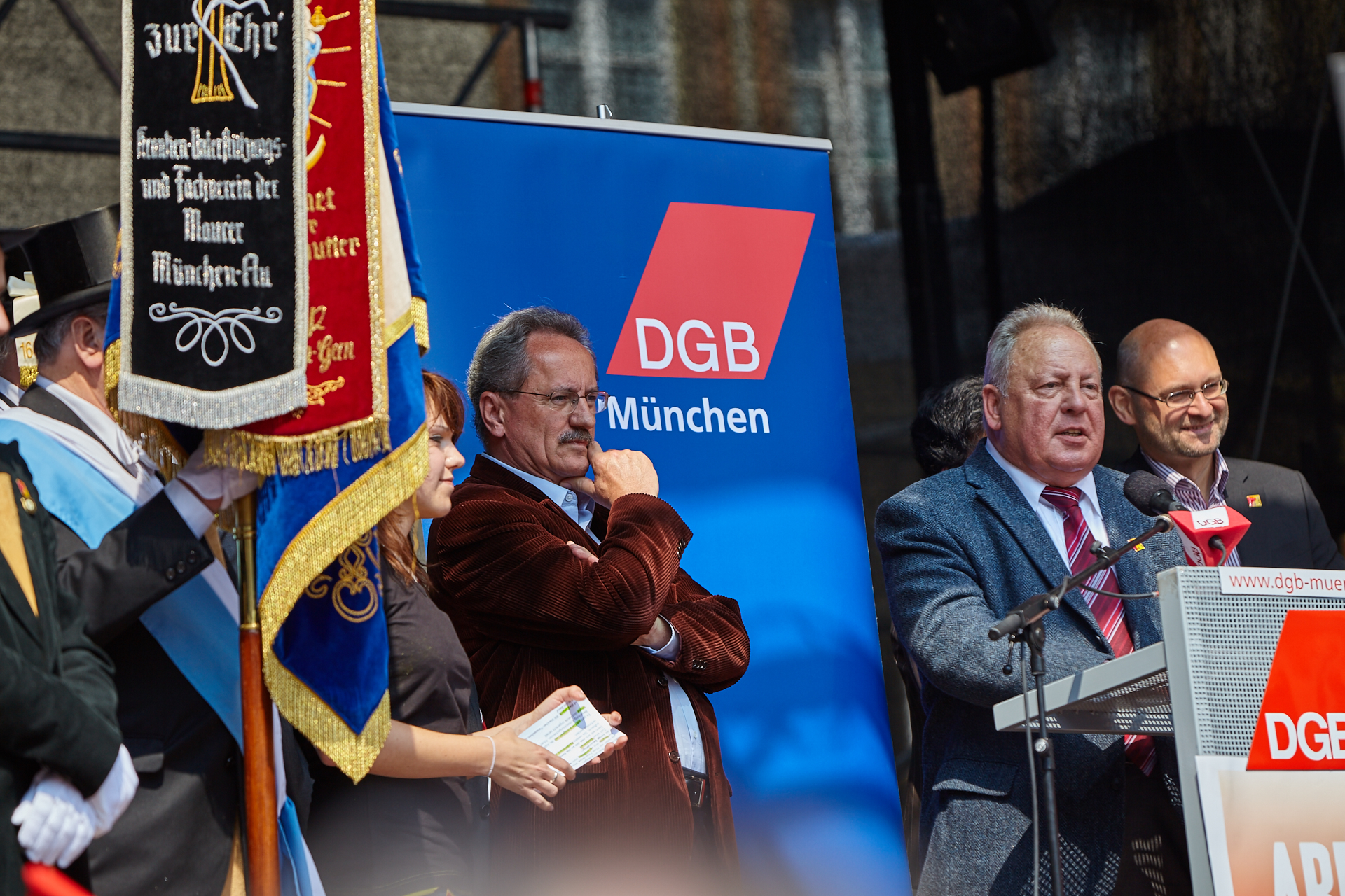 1. Mai 2009 - Kundgebung auf dem Marienplatz