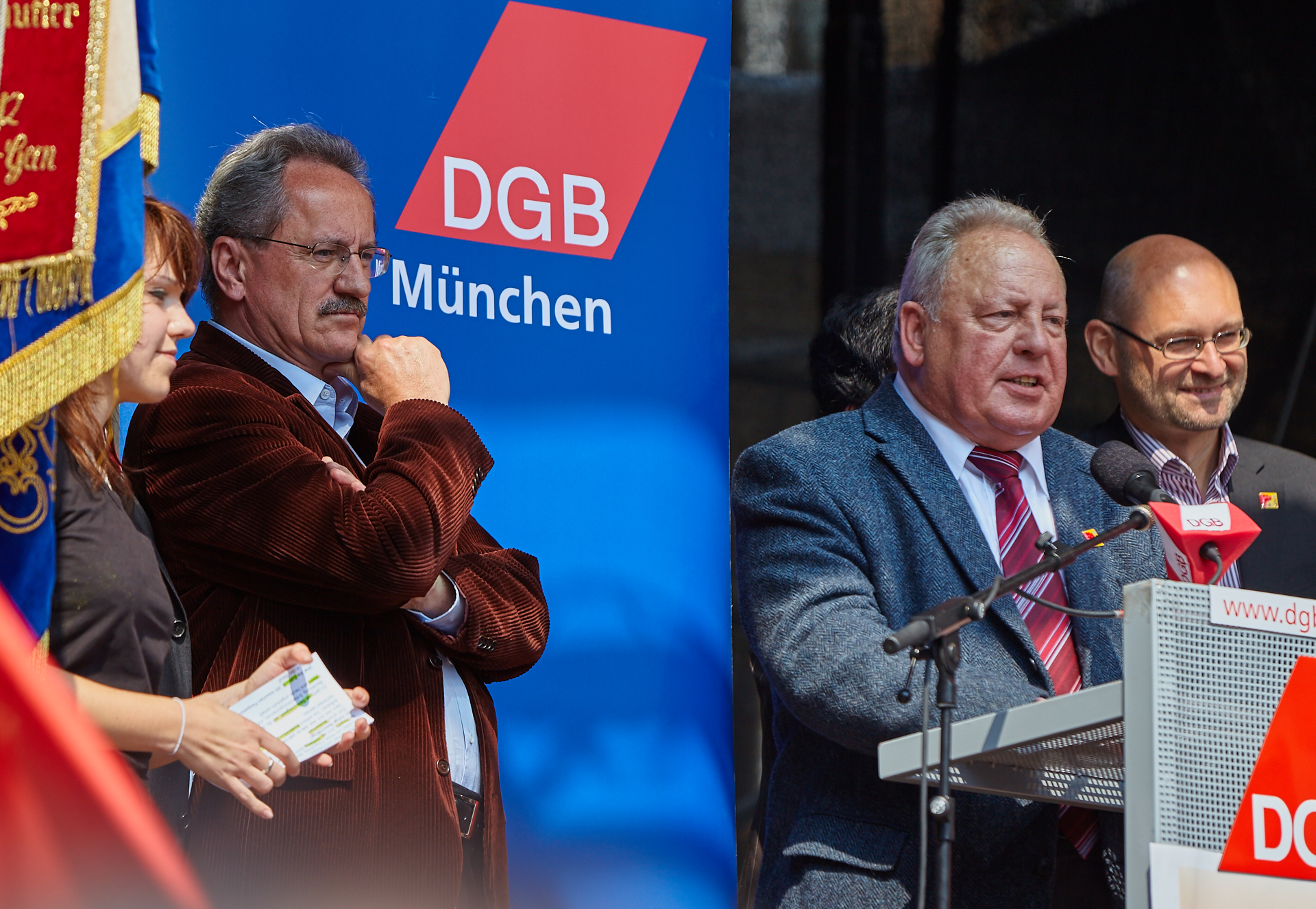 1. Mai 2009 - Kundgebung auf dem Marienplatz
