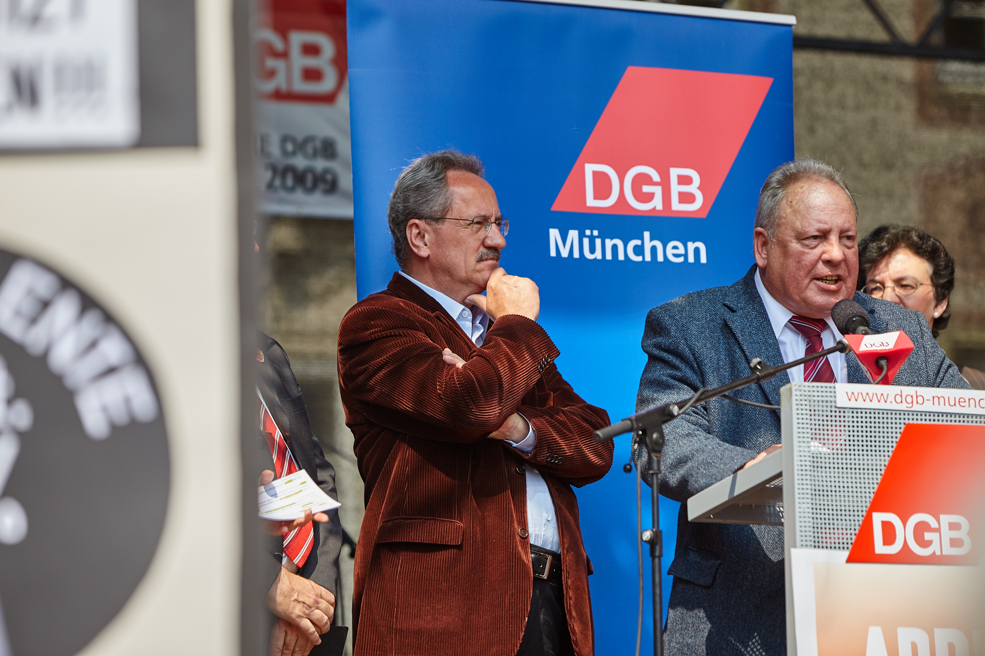 1. Mai 2009 - Kundgebung auf dem Marienplatz
