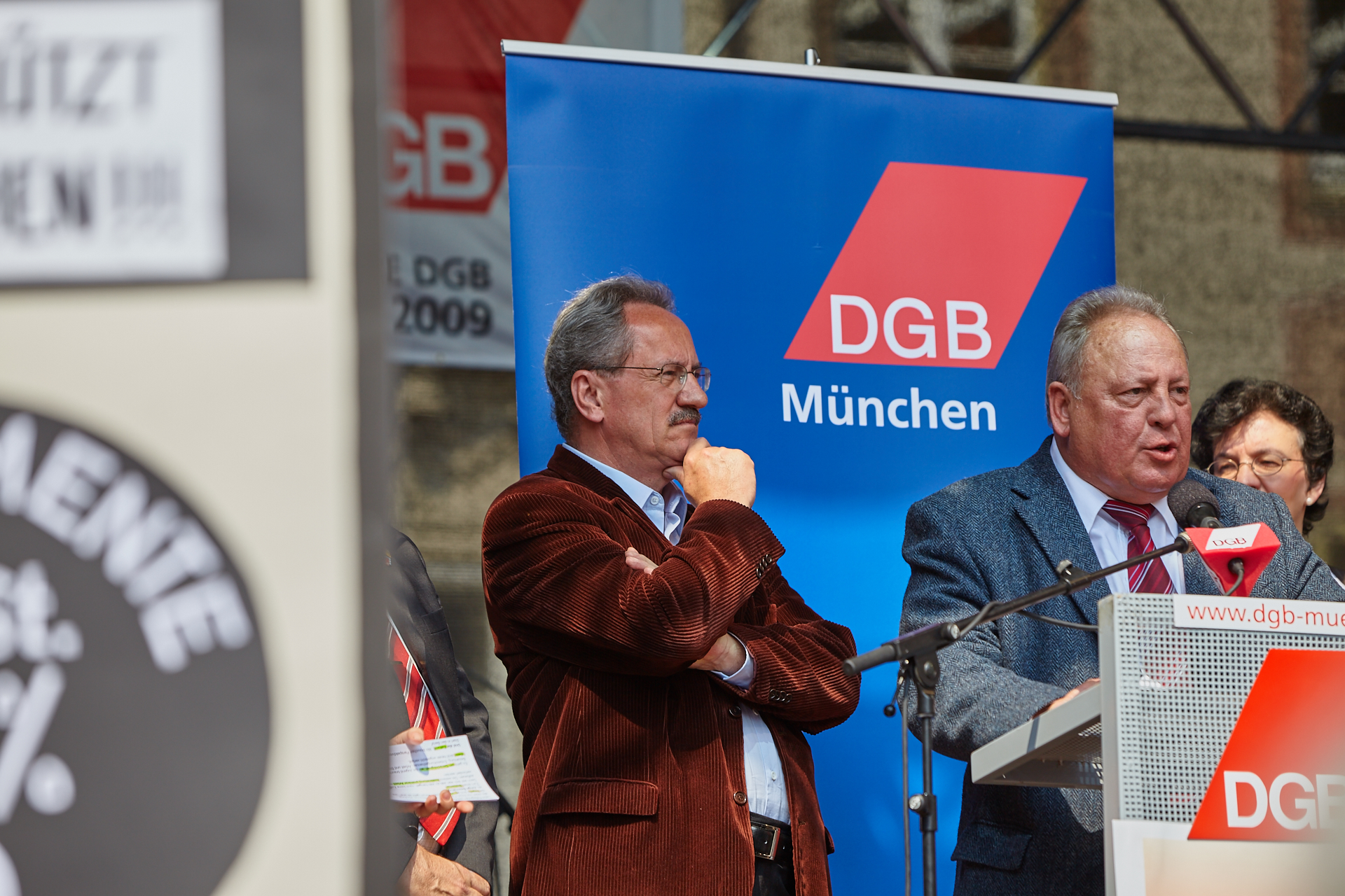 1. Mai 2009 - Kundgebung auf dem Marienplatz
