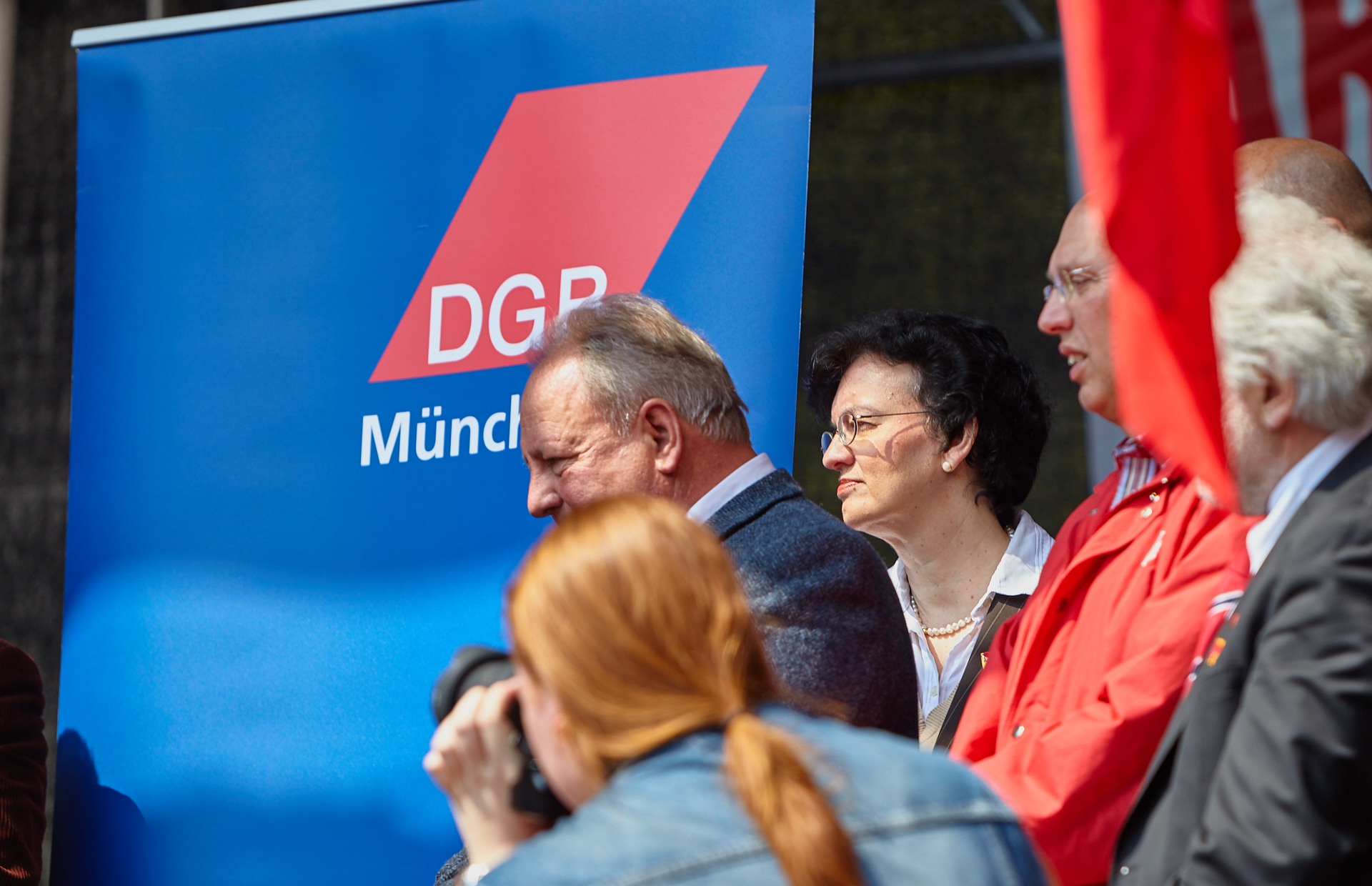 1. Mai 2009 - Kundgebung auf dem Marienplatz