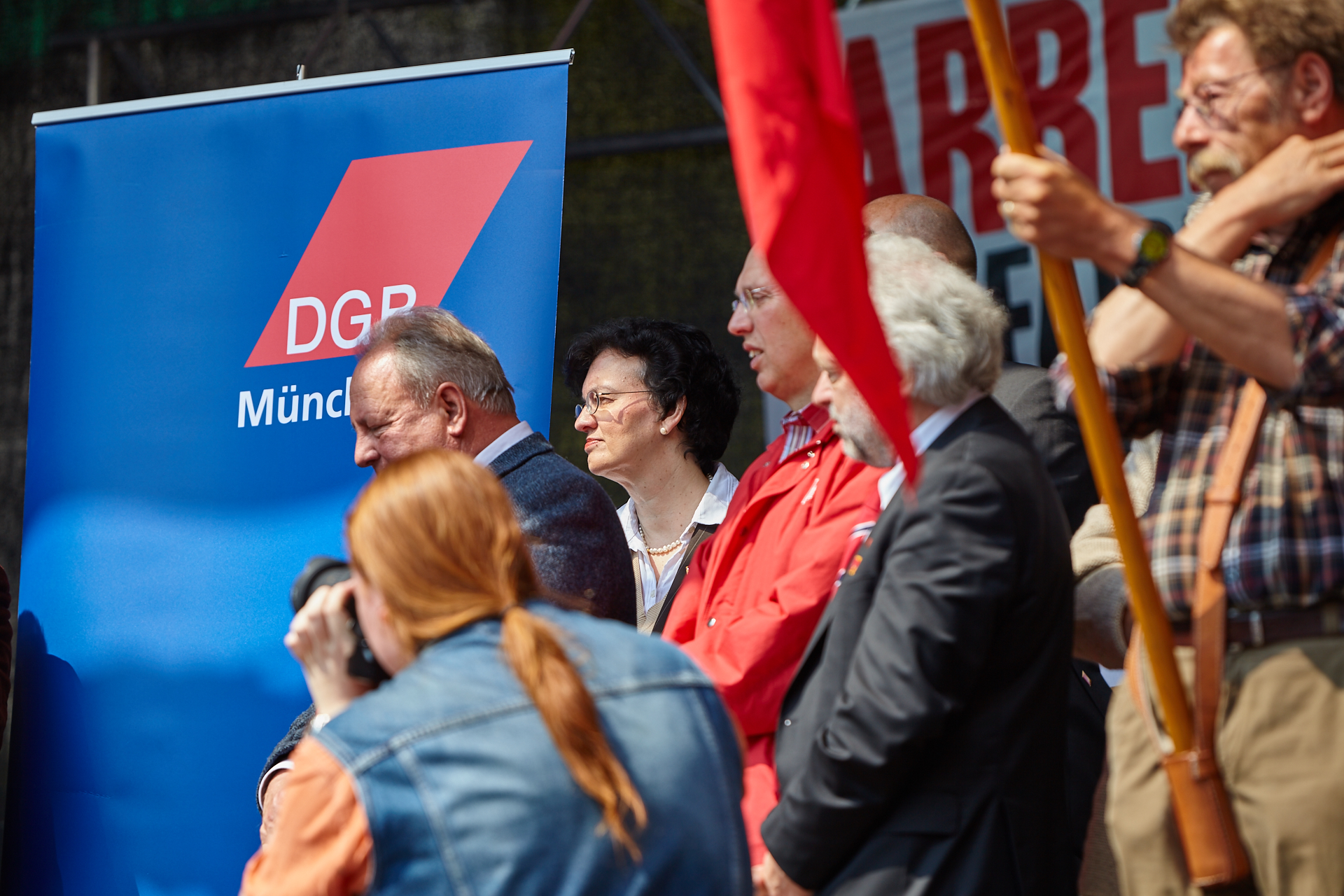 1. Mai 2009 - Kundgebung auf dem Marienplatz