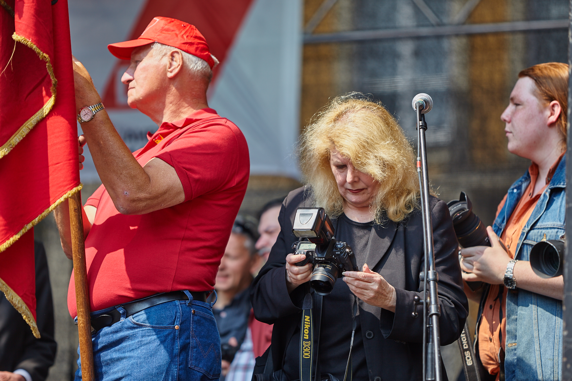 1. Mai 2009 - Kundgebung auf dem Marienplatz