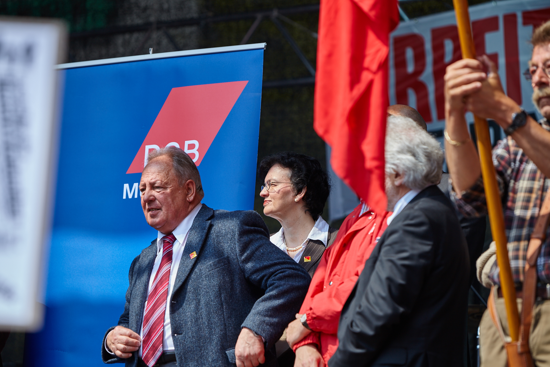 1. Mai 2009 - Kundgebung auf dem Marienplatz