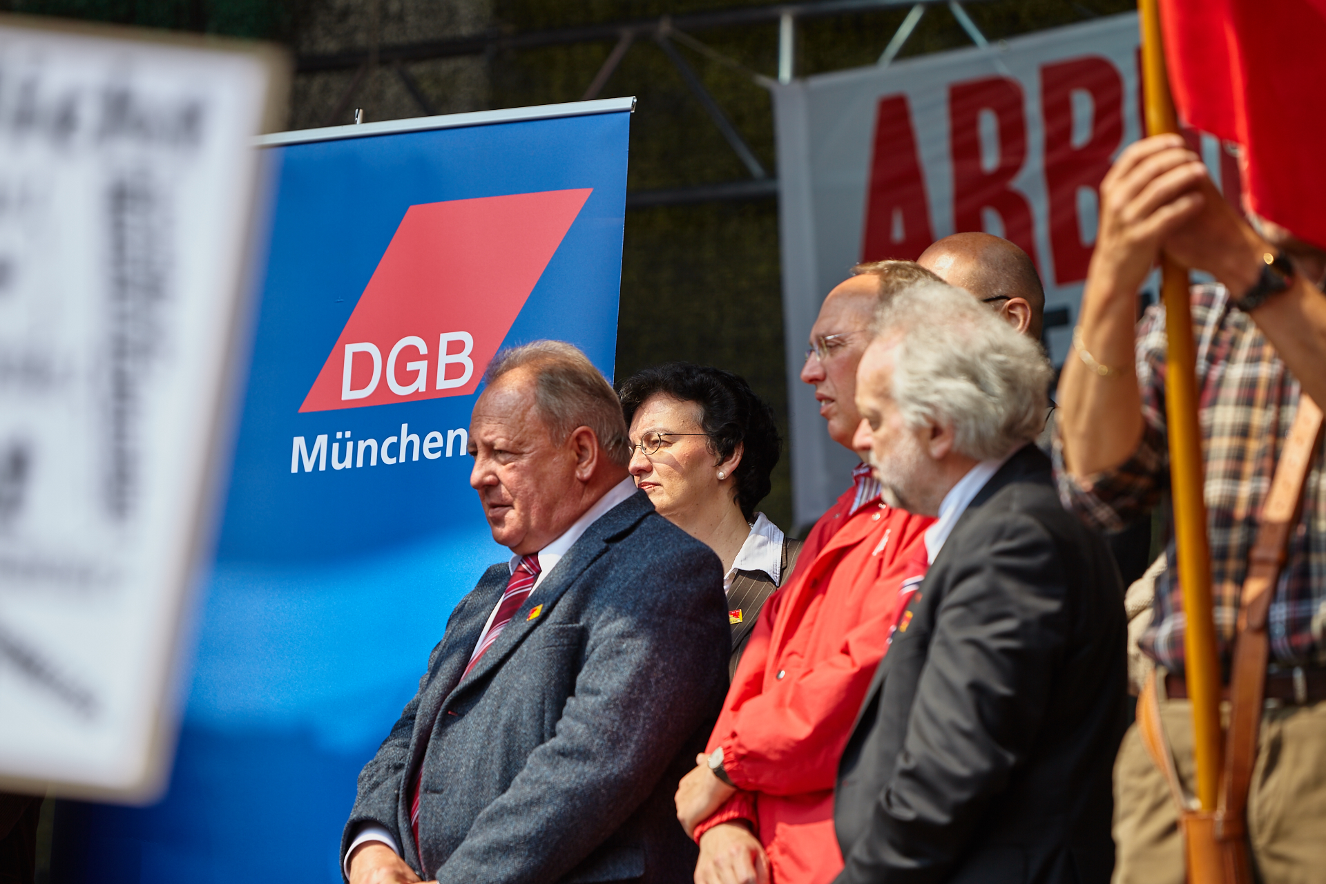 1. Mai 2009 - Kundgebung auf dem Marienplatz