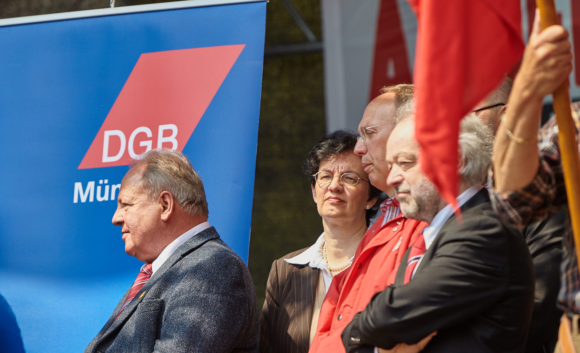 1. Mai 2009 - Kundgebung auf dem Marienplatz