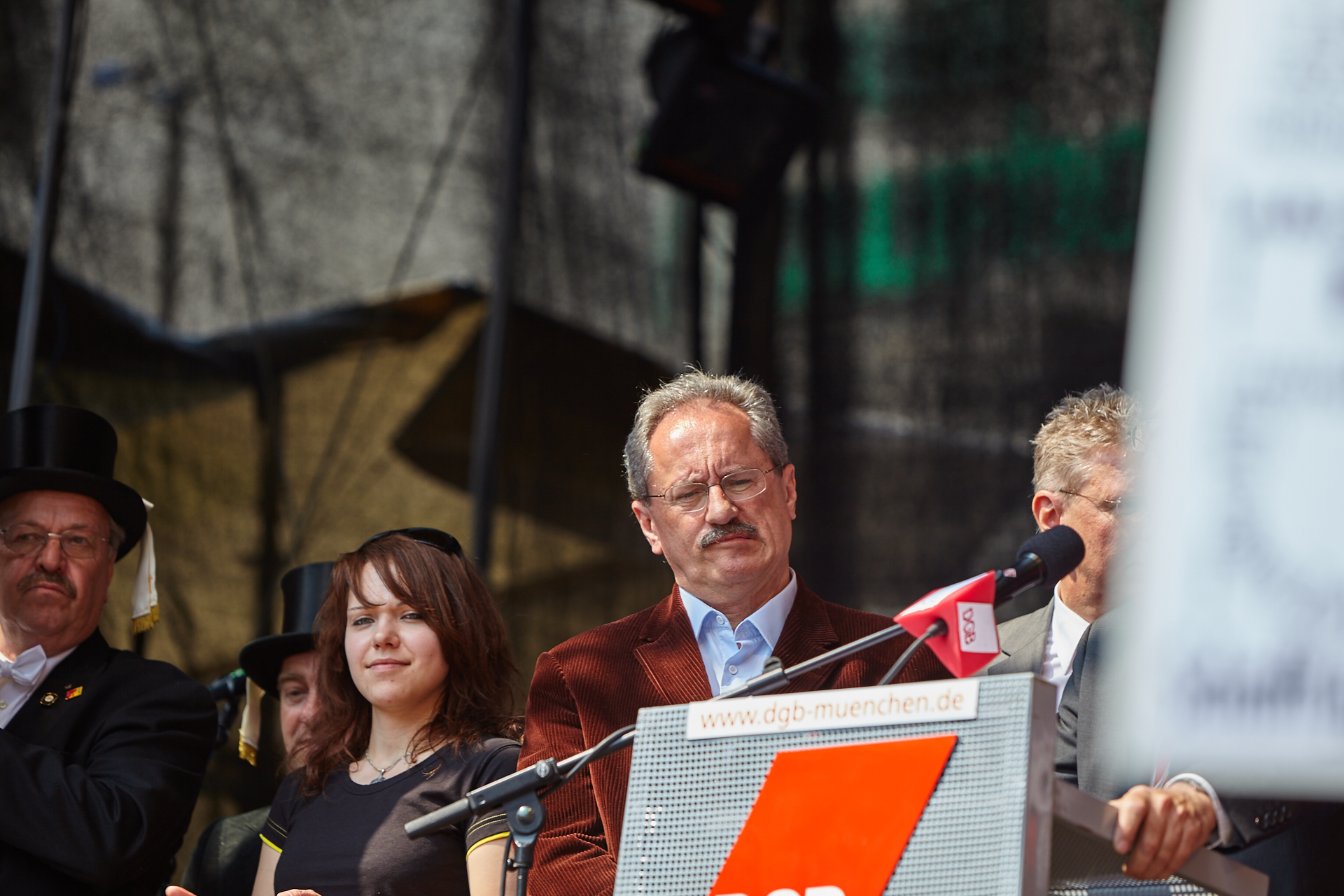 1. Mai 2009 - Kundgebung auf dem Marienplatz