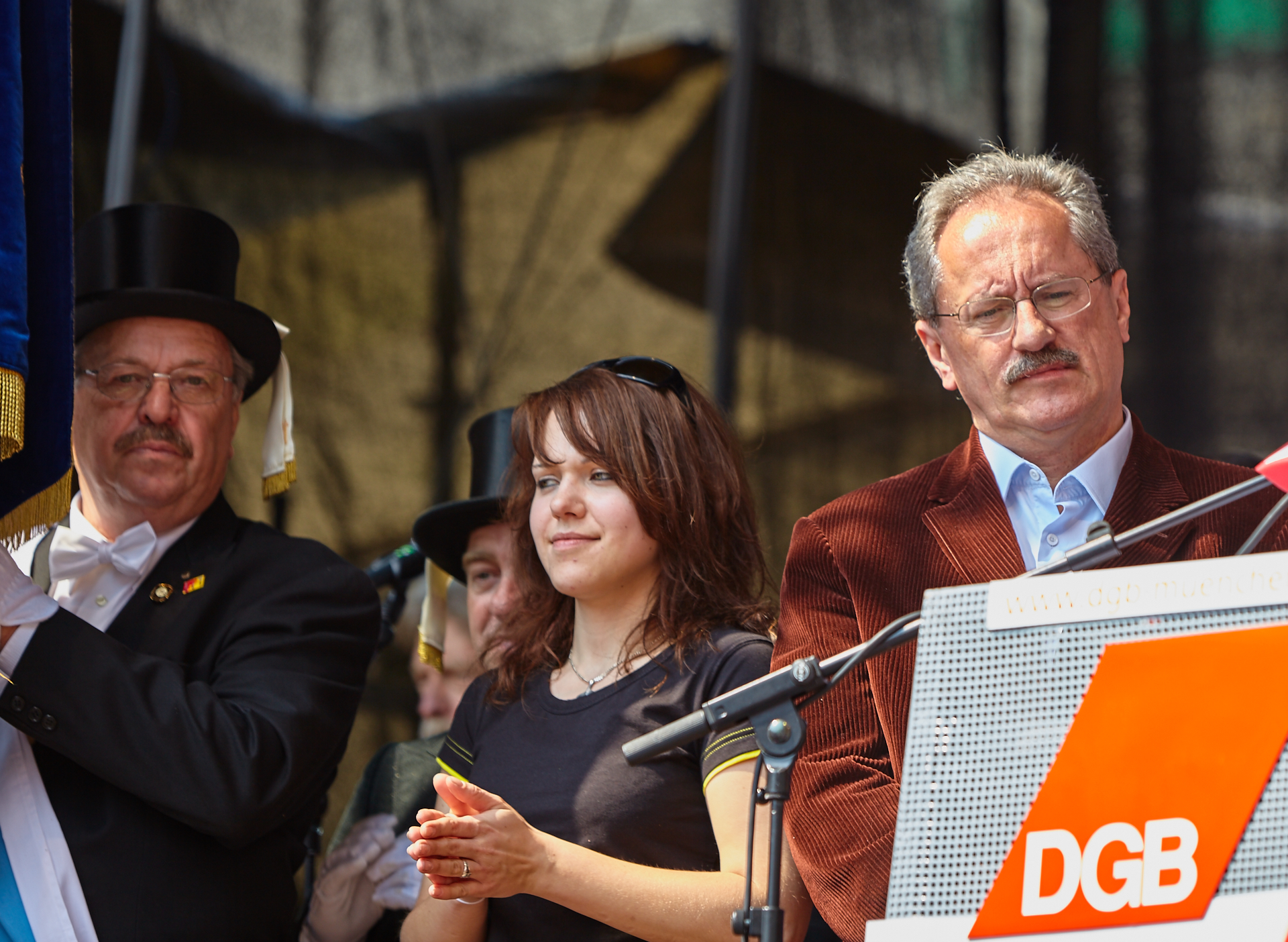 1. Mai 2009 - Kundgebung auf dem Marienplatz
