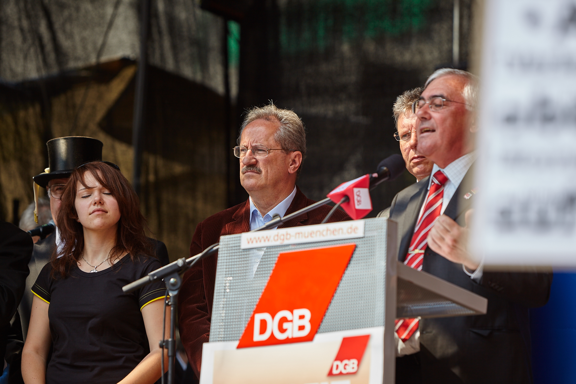 1. Mai 2009 - Kundgebung auf dem Marienplatz