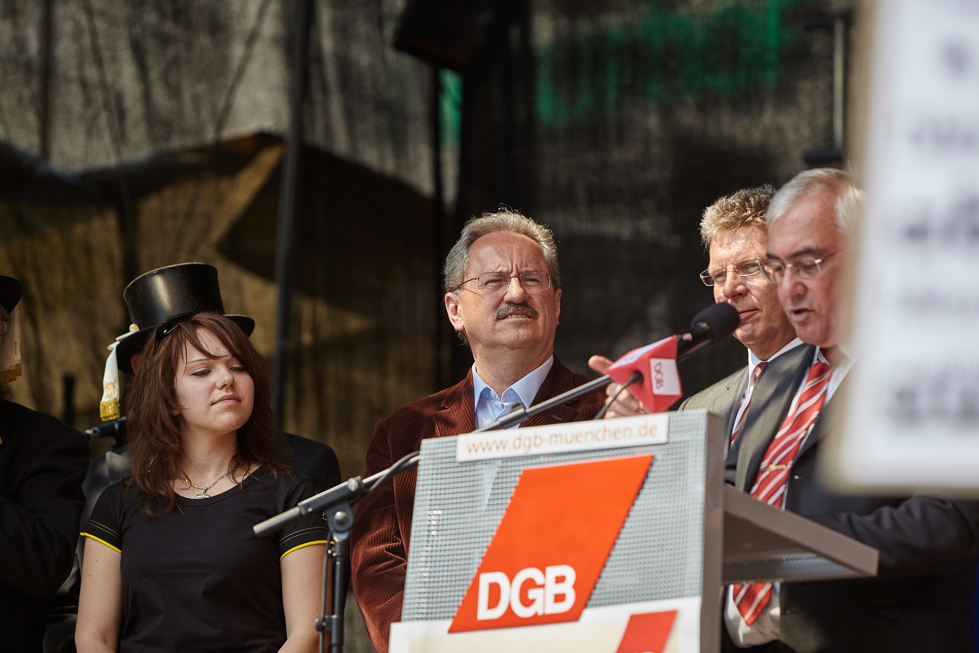 1. Mai 2009 - Kundgebung auf dem Marienplatz