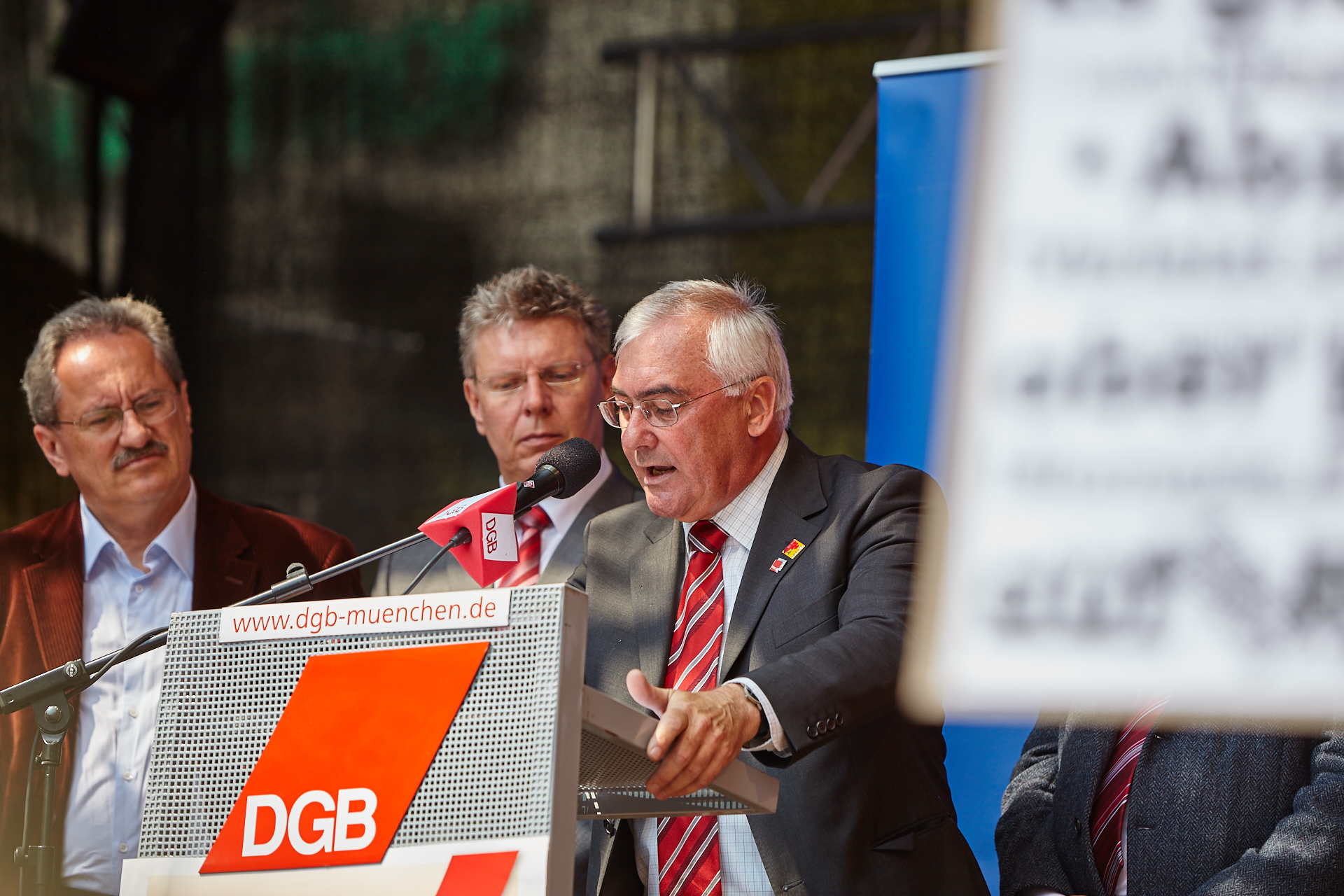 1. Mai 2009 - Kundgebung auf dem Marienplatz