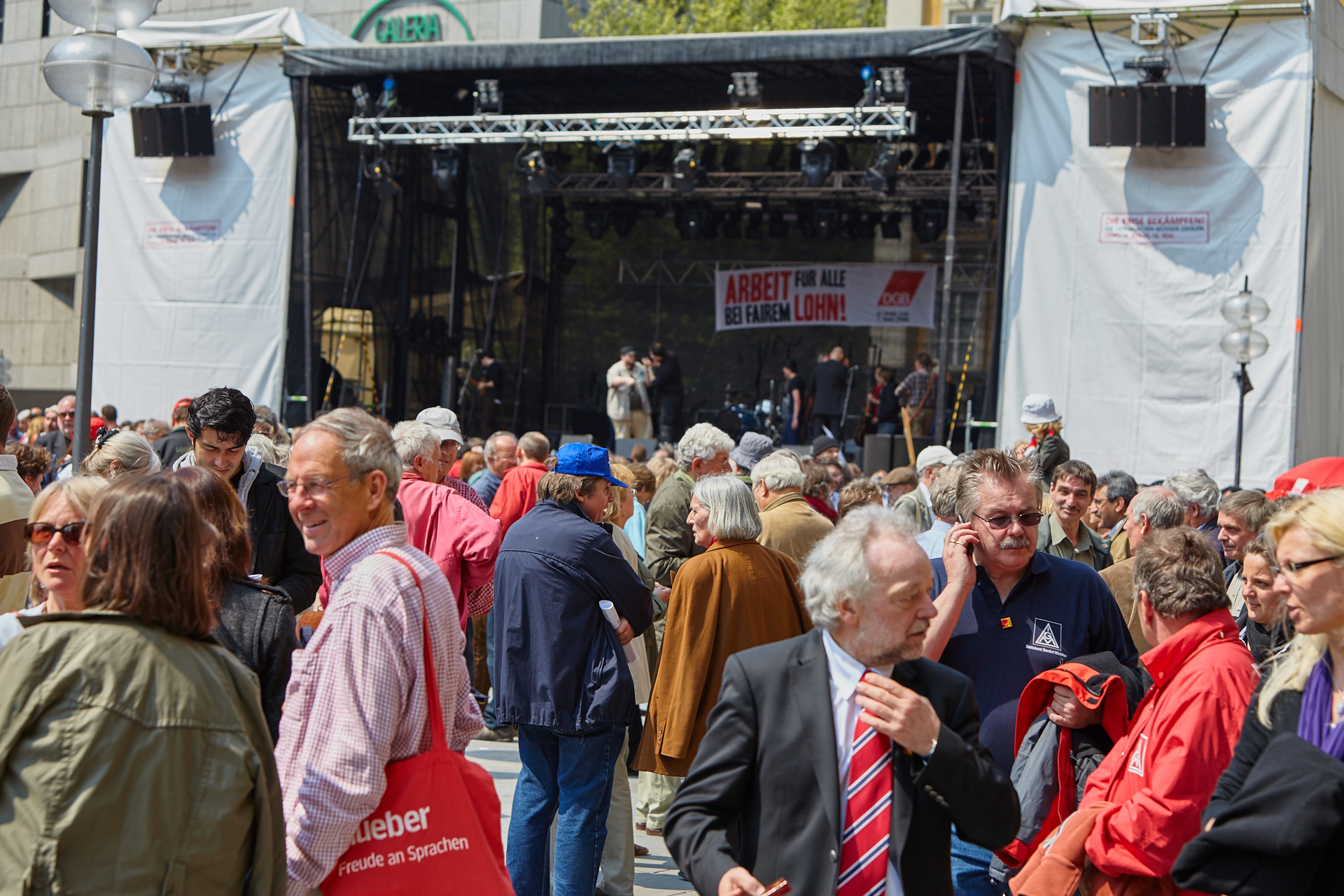 1. Mai 2009 - Kundgebung auf dem Marienplatz