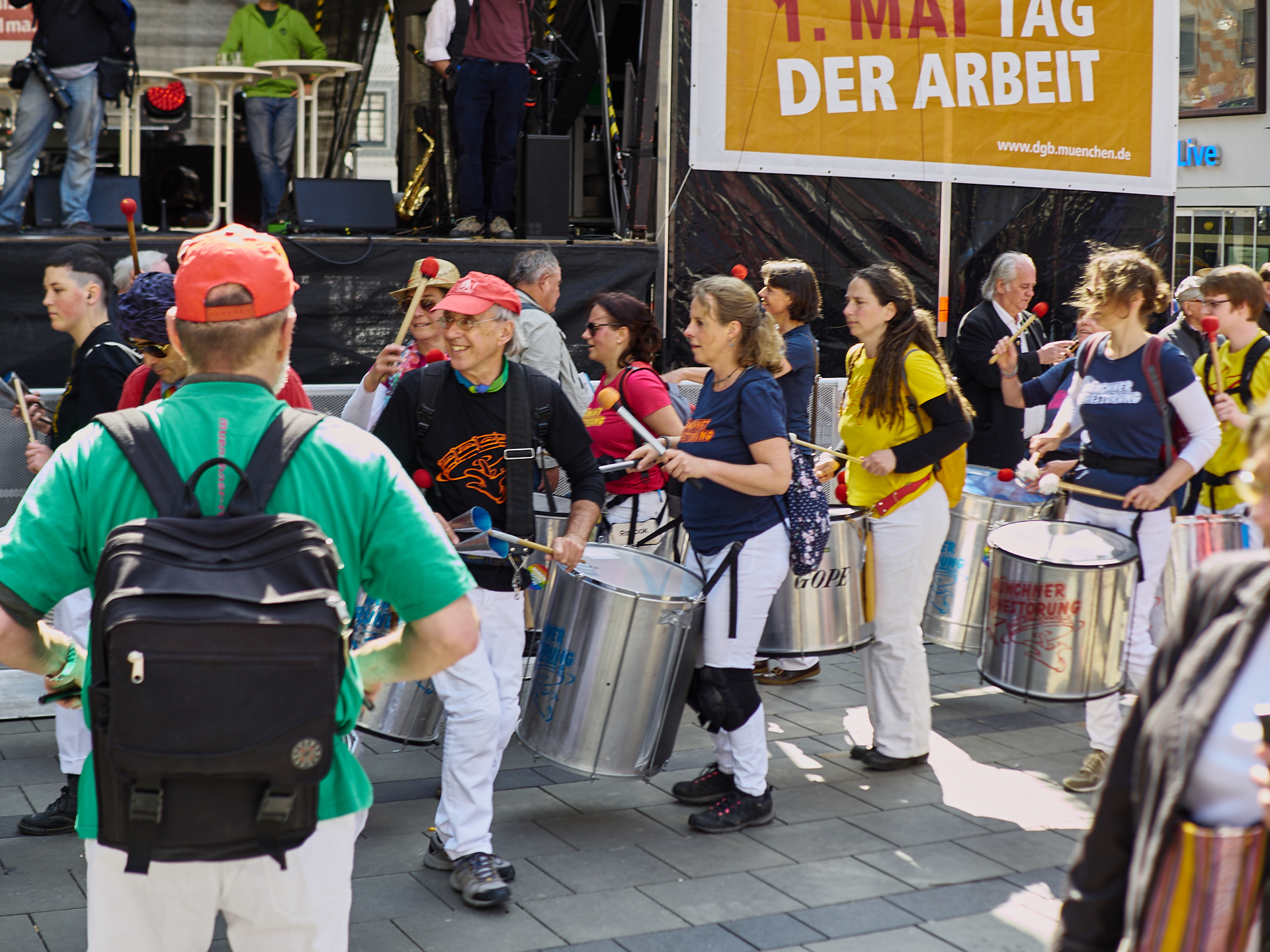 01.05.2019 - Maikundgebung auf dem Münchner Marienplatz
