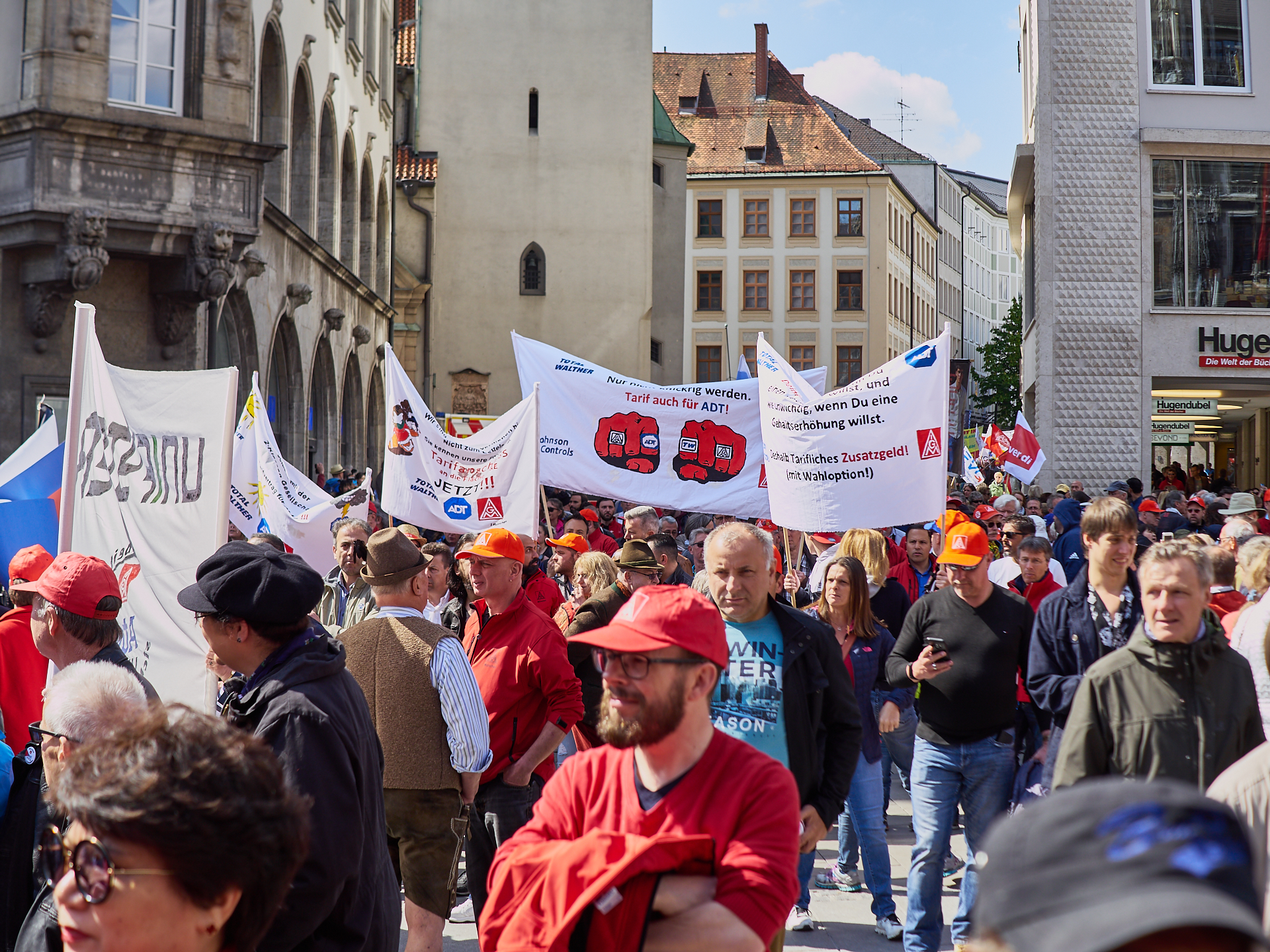 01.05.2019 - Maikundgebung auf dem Münchner Marienplatz