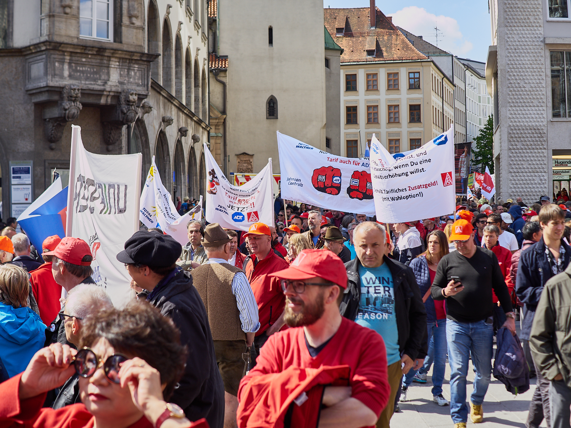 01.05.2019 - Maikundgebung auf dem Münchner Marienplatz