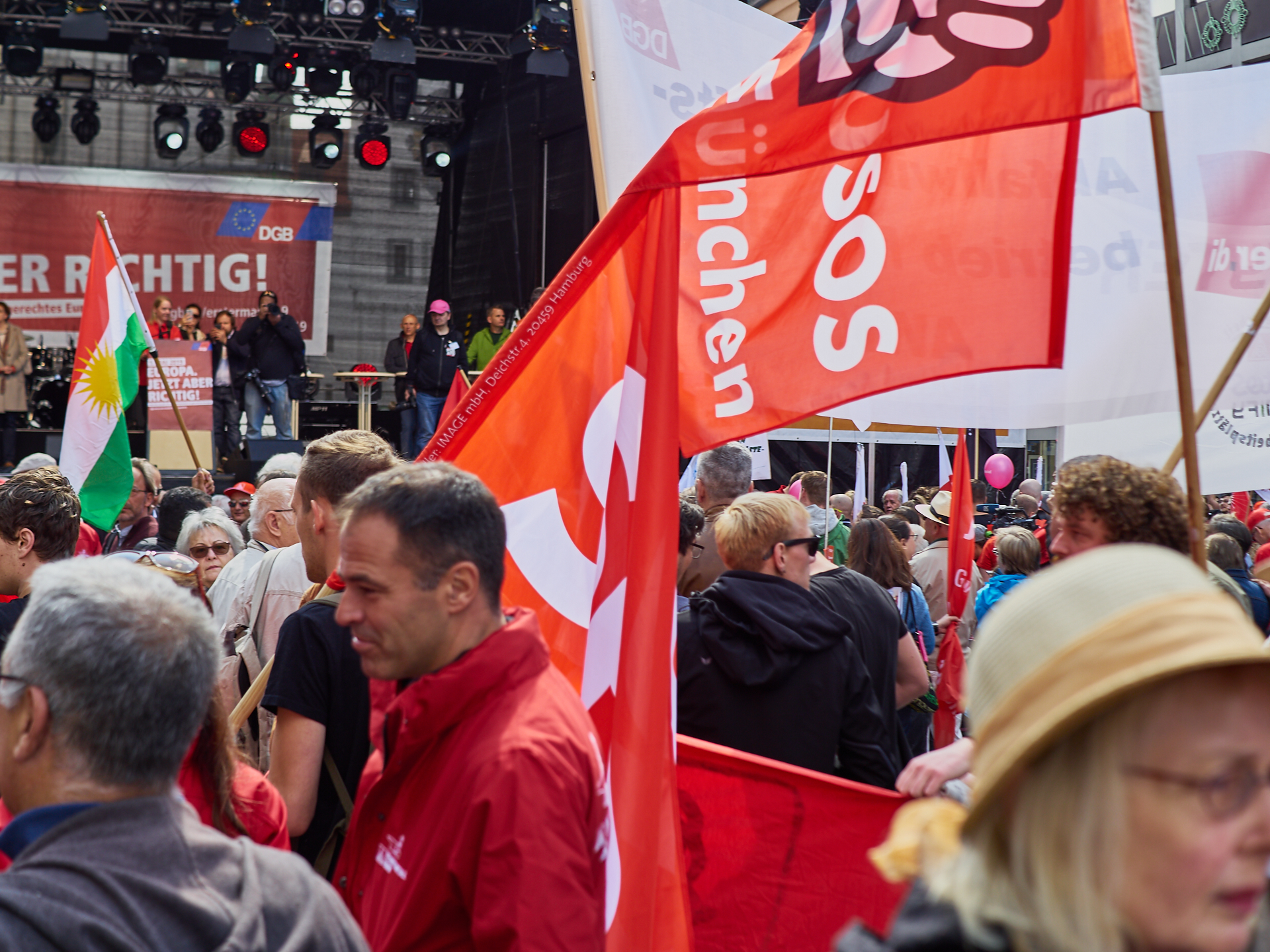 01.05.2019 - Maikundgebung auf dem Münchner Marienplatz